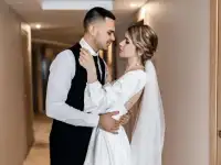 Причёски свадебные, вечерние, укладки, макияж, сборы в 4 руки