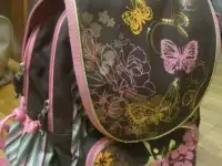 Ранец школьный  для девочки   мешок для обуви Adidas