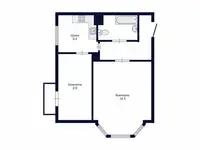 Квартира, 43,90 м², 2 эт., Калининский, Попова ул, 34, фотография 12