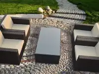 Садовая мебель, плетеное кресло Garda-1007 из искусственного ротанга