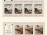 ВАСИЛЬЕВ - живопись 6 малых листов СССР 1975г чистые
