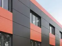 Устройство вентилируемого фасада из композита