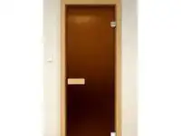 Двери стеклянные для бани и сауны