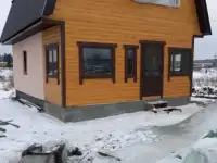 Деревянные окна.