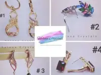 Серьги (новые) элитная ювелирная бижутерия