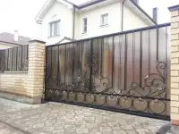 Ворота распашные, откатные, фотография 3