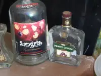 Бутылки из под вина и виски 3 шт, фотография 3