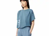 Женская футболка lacoste из хлопка