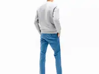 Мужские брюки lacoste casual fit из смеси хлопка и льна, фотография 3