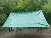 Тент 4*5 строительный укрывной тарпаулин, фотография 8