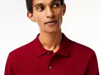 Мужское поло lacoste l.12.21 classic fit с длинным рукавом, фотография 5