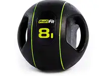 Медицинбол profi-fit, с хватами  8 кг