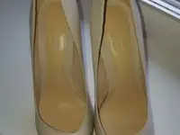 Туфли бежевые женские кожаные