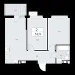 Продам 2 комнатную квартиру