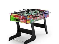 Игровой стол складной unix line футбол - кикер (122х61 cм) color