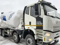 Автобетоносмеситель FAW, J6P, 8х4, Euro V, объём бочки 12 м3