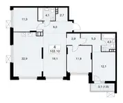 Продам 3 комнатную квартиру