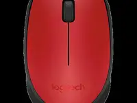 Мышь logitech m110, красно-черная