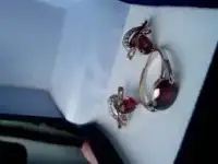 Золотой комплект: серьги + кольцо