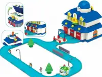 Увлекательная игра штаб квартира Robocar Poli