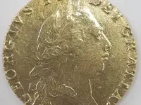 золотая монета 1 гинея, 1794 год, Англия, фотография 2
