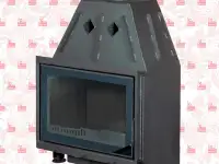 Топка Камин Альфа 700-150 черный шамот