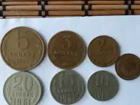 Набор монет СССР. 1961г.7шт.
