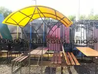 Кованые и сварные беседки на дачу
