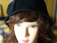 шляпка женская велюр
