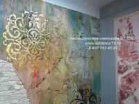 Роспись  Фрески, Витражи. Лепка. Картины. Декоративные штукатурки. Отделка стен.