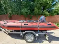 Лодка пвх с мотором и прицепом, фотография 7