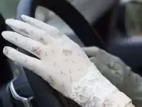 Летние винтажные перчатки с сенсорными пальцами