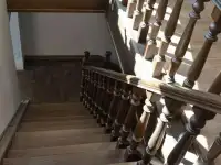 Лестницы из дерева. Обшивка деревом лестниц на металокаркасе и бетоне., фотография 6