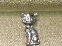 Кулон-кот, серебро