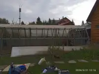 Демонтаж теплицы