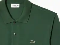 Мужское поло lacoste l.12.21 classic fit с длинным рукавом, фотография 2