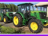 Колесный трактор john deere 6110B