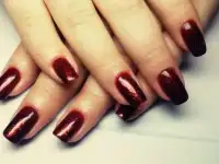 Покрытие гель лаком, наращивание, маникюр, фотография 7