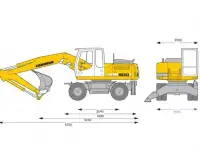Экскаватор колесный A900