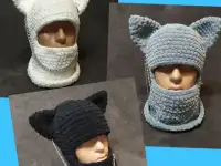 Балаклава с ушками кота