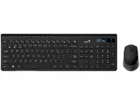 Комплект беспроводная клавиатура + мышь genius slimstar 8230 bt, black
