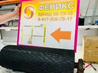 Футеровка конвейерного барабана