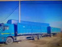 Грузовой автопоезд зерновой СЗАП  6385 на базе КАМАЗ 2013 годы выпуска