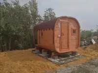 Бани-бочки бани квадро каркасные бани