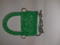 Эксклюзивная сумка ручной работы Нежно-Зеленый, фотография 2