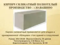 Кирпич силикатный,газосиликатные блоки.