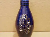 Вазочка фарфоровая из СССР, кобальт, позолота