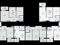 2-х комнатная квартира, 61,60 м², 7 эт., ЖК А101 Лаголово, фотография 2