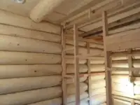 Усадочные перегородки. Гипсокартон. Установка рам, окон, дверей в доме, фотография 11