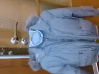 JAST YOU  Куртка зимняя, серо-голубая. ОЧЕНЬ ТЕПЛАЯ. 